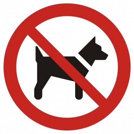 GAP 021 Zakaz wstępu ze zwierzętami