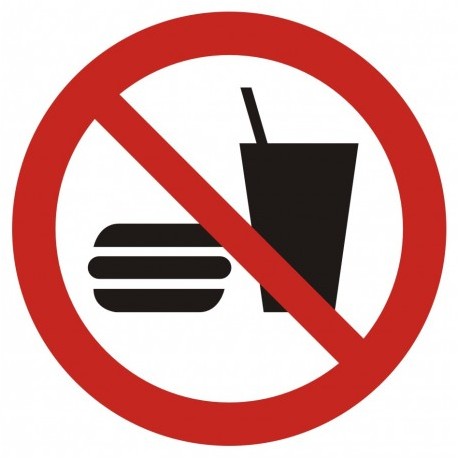 GAP 022 Zakaz wstępu z jedzeniem i piciem