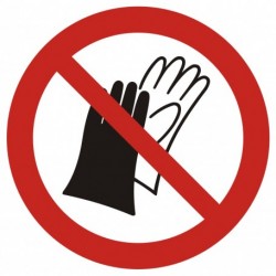 GAP 028 Zakaz używania rękawic roboczych