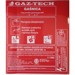 Etykieta Gp-6x remont Gaz Tech