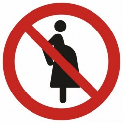 GAP 042 Zakaz wstępu dla kobiet w ciąży