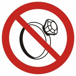 GB030 Zakaz noszenia biżuterii w pomieszczeniach produkcyjnych