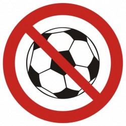 GB035 Zakaz gry w piłkę