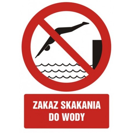 GC 040 Zakaz skakania do wody