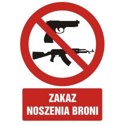 GC 042 Zakaz noszenia broni