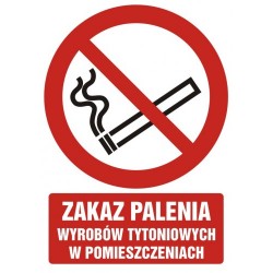 GC 068 Zakaz palenia wyrobów tytoniowych w pomieszczeniach