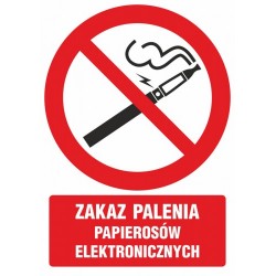 GC 070 Zakaz palenia papierosów elektronicznych