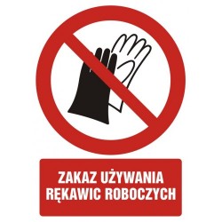 GC 091 Zakaz używania rękawic roboczych