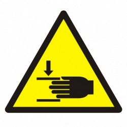 GDW 024 Ostrzeżenie przed zgnieceniem dłoni